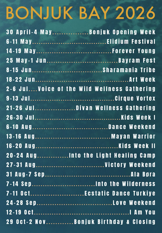 Bonjuk Bay Events 2026