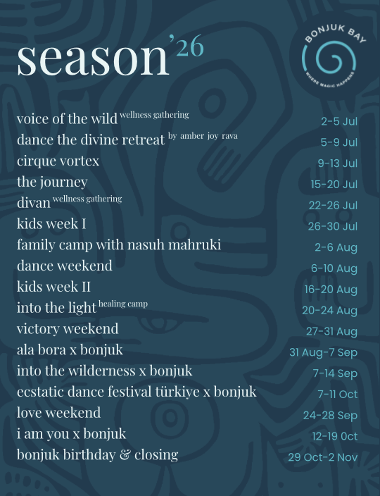 Bonjuk Bay Events 2026
